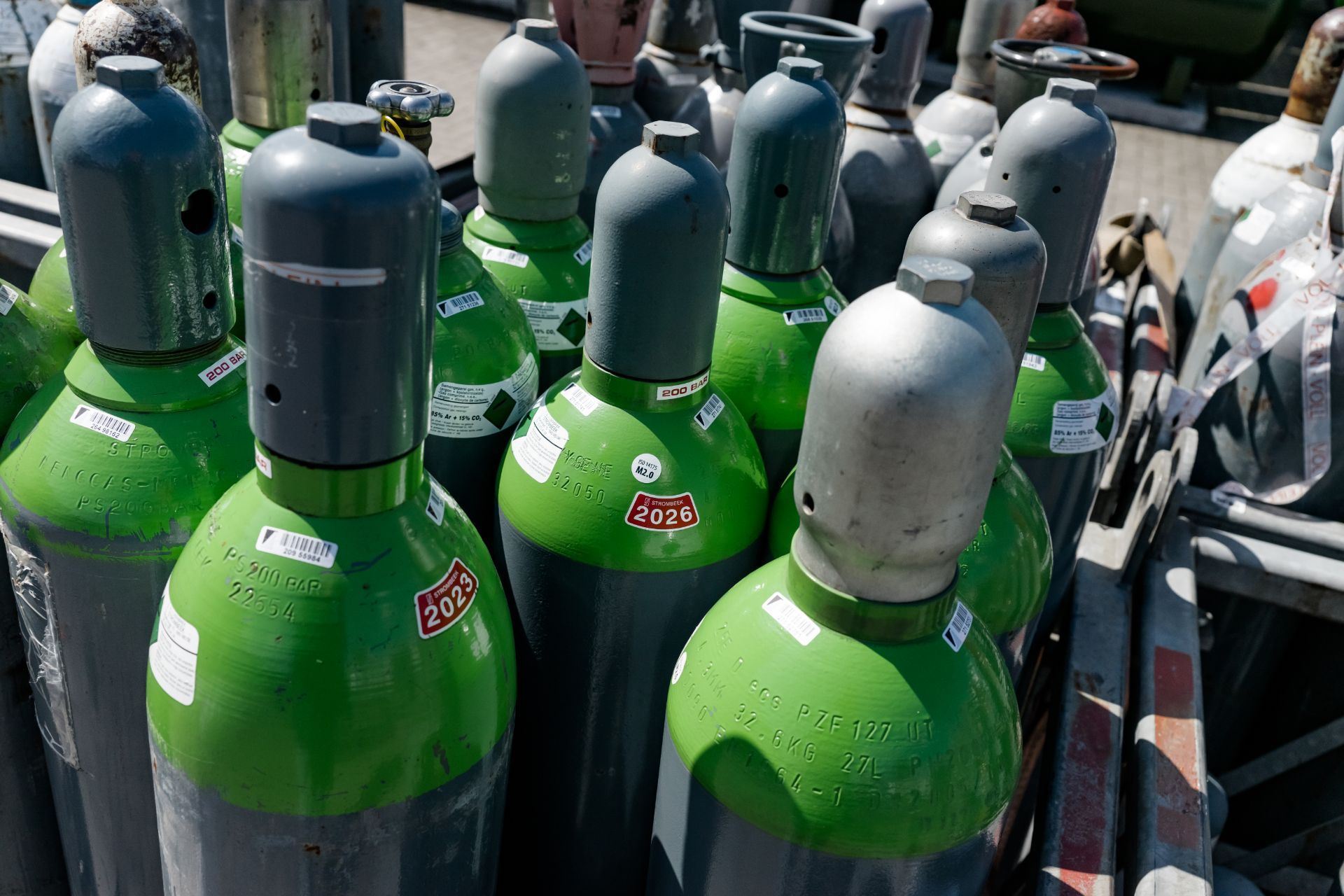 Un réservoir de gaz de Practigaz