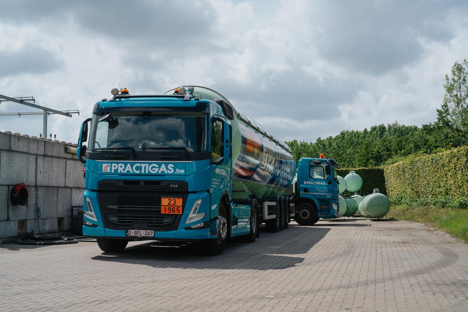 Practigas vrachtwagen gaslevering 1